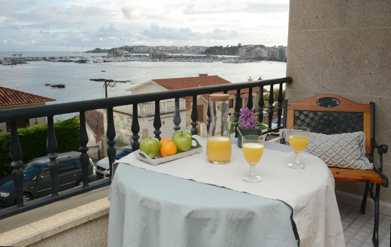 Ferienwohnung Desconectaengalicia Mantela, Vistas Puerto Deportivo, 20M Playa Sanxenxo Exterior foto